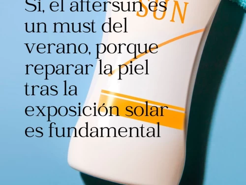 Sí, el aftersun es un must del verano, porque reparar la piel tras la exposición solar es fundamental