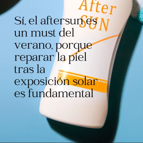 Sí, el aftersun es un must del verano, porque reparar la piel tras la exposición solar es fundamental