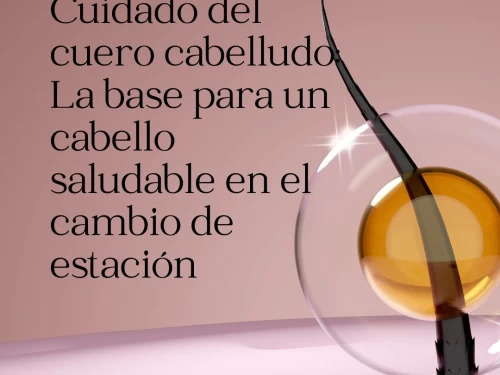 Cuidado del cuero cabelludo: La base para un cabello saludable en el cambio de estación