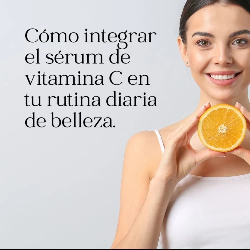 Cómo integrar el sérum de vitamina C en tu rutina diaria de belleza.